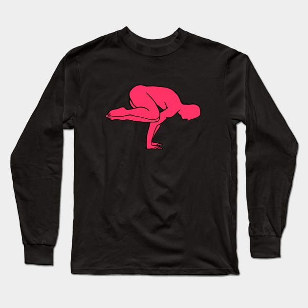 Ashtanga Yoga Pose Long Sleeve T-Shirt by isstgeschichte